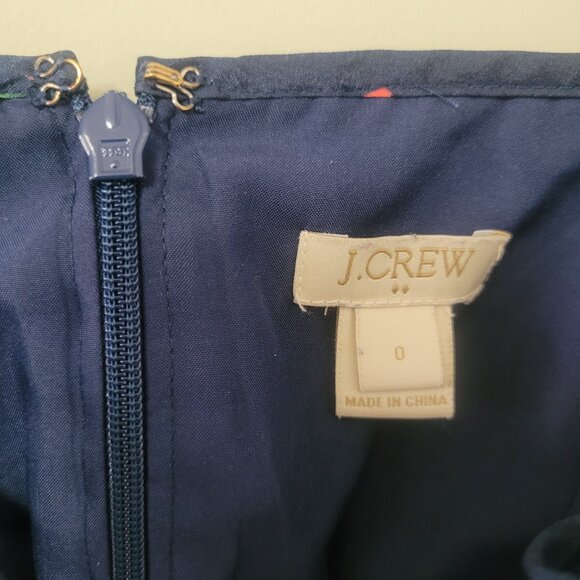 J. Crew Watermelon dress (with pockets!) Size 0 EUC - Picture 5 of 5